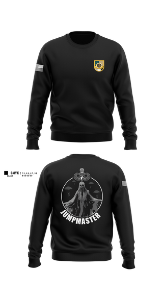 Crew Neck Sweatshirt, A Co 8th Psy-B, Army, Teamtime, Team time, sublimation, custom sports apparel, team uniforms, spirit wear, spiritwear, sports uniforms, custom shirts, team store, custom team store, fundraiser sports, apparel fundraiser