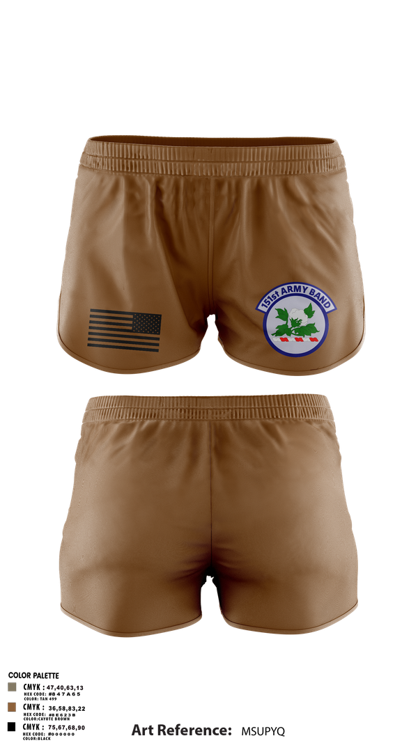 Ranger Panties, 151st Army Band, , Teamtime, Team time, sublimation, custom sports apparel, team uniforms, spirit wear, spiritwear, sports uniforms, custom shirts, team store, custom team store, fundraiser sports, apparel fundraiser