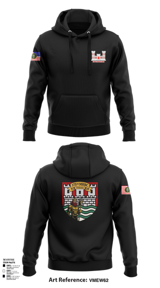 Hoodie, 175th MRBC, , Teamtime, Team time, sublimation, custom sports apparel, team uniforms, spirit wear, spiritwear, sports uniforms, custom shirts, team store, custom team store, fundraiser sports, apparel fundraiser