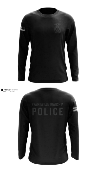 Long Sleeve Performance Shirt, Prairieville Township police, Police, Teamtime, Team time, sublimation, custom sports apparel, team uniforms, spirit wear, spiritwear, sports uniforms, custom shirts, team store, custom team store, fundraiser sports, apparel fundraiser