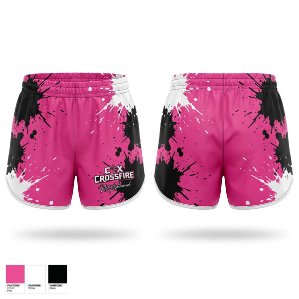Womens Shorts, CTX Crossfire, Softball, Teamtime, Team time, sublimation, custom sports apparel, team uniforms, spirit wear, spiritwear, sports uniforms, custom shirts, team store, custom team store, fundraiser sports, apparel fundraiser