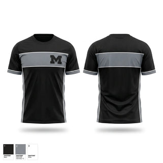 Soft Poly Tee Cotton Like Feel, Meriden, Men's Lacrosse, Teamtime, Team time, sublimation, custom sports apparel, team uniforms, spirit wear, spiritwear, sports uniforms, custom shirts, team store, custom team store, fundraiser sports, apparel fundraiser