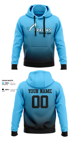 Hoodie, Arrows, Softball, Teamtime, Team time, sublimation, custom sports apparel, team uniforms, spirit wear, spiritwear, sports uniforms, custom shirts, team store, custom team store, fundraiser sports, apparel fundraiser