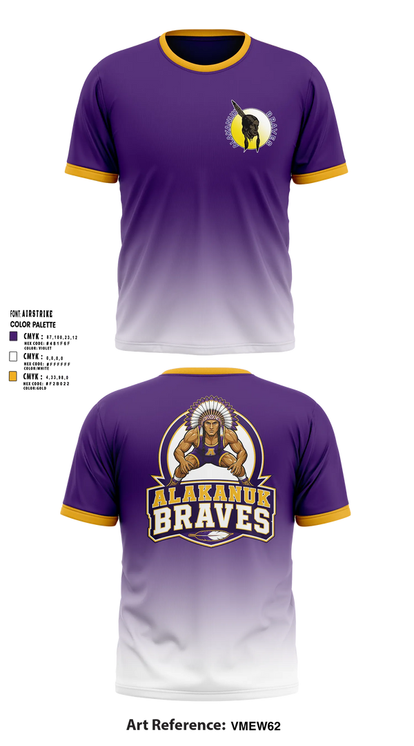 Alakanuk Braves Old School Cotton Shirt - 5