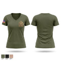 Big Body Protection Women's Short Sleeve V-neck Shirt - 1