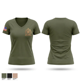 Womens Short Sleeve Vneck Shirt, Big Body Protection, National Guard, Teamtime, Team time, sublimation, custom sports apparel, team uniforms, spirit wear, spiritwear, sports uniforms, custom shirts, team store, custom team store, fundraiser sports, apparel fundraiser