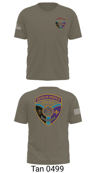 Old School Cotton Feel Shirt, Denham springs police department, Police, Teamtime, Team time, sublimation, custom sports apparel, team uniforms, spirit wear, spiritwear, sports uniforms, custom shirts, team store, custom team store, fundraiser sports, apparel fundraiser