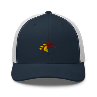 Belle Plaine High School 53594491 Retro Trucker Hat | Yupoong 6606