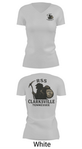 RSS CLARKSVILLE 9330473 Women's Short Sleeve V-neck Shirt - 12