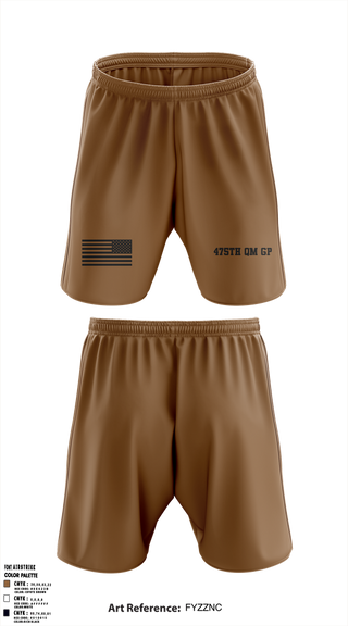 Athletic Shorts With Pockets, 475th QM GP, , Teamtime, Team time, sublimation, custom sports apparel, team uniforms, spirit wear, spiritwear, sports uniforms, custom shirts, team store, custom team store, fundraiser sports, apparel fundraiser