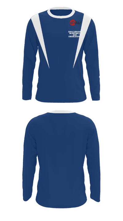 D1Naz Upward Basketball And Cheerleading 41023238 Long Sleeve Performance Shirt - 31