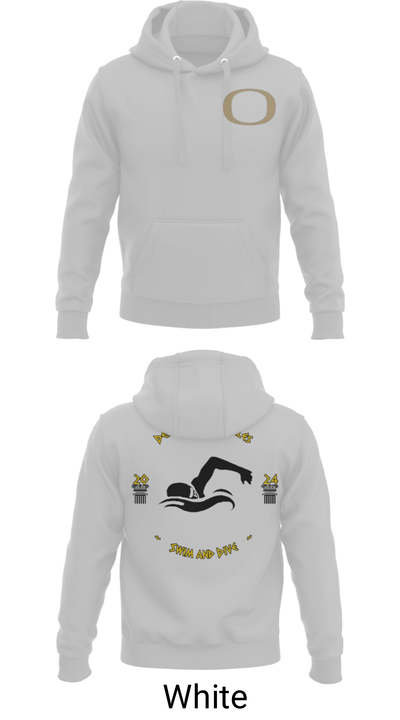 Delphi Community High School Swimming 22863035 Hoodie - 3