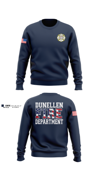 Crew Neck Sweatshirt, Dunellen Fire Department, Fire Department, Teamtime, Team time, sublimation, custom sports apparel, team uniforms, spirit wear, spiritwear, sports uniforms, custom shirts, team store, custom team store, fundraiser sports, apparel fundraiser