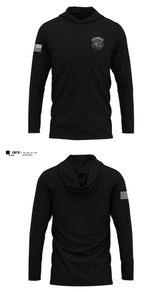 Long Sleeve hooded sunshirt, RPD, Police, Teamtime, Team time, sublimation, custom sports apparel, team uniforms, spirit wear, spiritwear, sports uniforms, custom shirts, team store, custom team store, fundraiser sports, apparel fundraiser