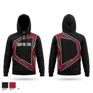 Hoodie, Bombers, Baseball, Teamtime, Team time, sublimation, custom sports apparel, team uniforms, spirit wear, spiritwear, sports uniforms, custom shirts, team store, custom team store, fundraiser sports, apparel fundraiser