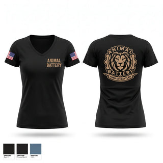 Womens Short Sleeve Vneck Shirt, 1/487 FA, Army, Teamtime, Team time, sublimation, custom sports apparel, team uniforms, spirit wear, spiritwear, sports uniforms, custom shirts, team store, custom team store, fundraiser sports, apparel fundraiser