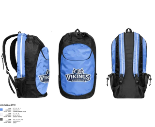 Gear Bag, Vikings, Baseball, Teamtime, Team time, sublimation, custom sports apparel, team uniforms, spirit wear, spiritwear, sports uniforms, custom shirts, team store, custom team store, fundraiser sports, apparel fundraiser
