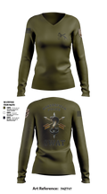 SWAT 18464188 Women's Long Sleeve V-neck Shirt - 1