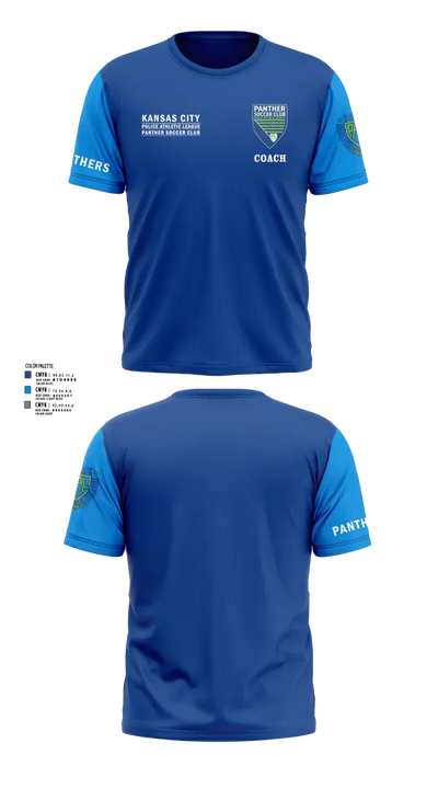 Kansas City Missouri Police Athletic League Panthers (Soccer) 2790826 Short Sleeve Performance Shirt - 11