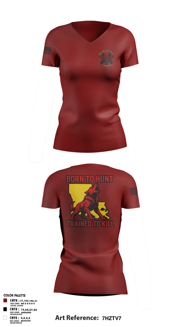Womens Short Sleeve Vneck Shirt, 239th Military Police Company, , Teamtime, Team time, sublimation, custom sports apparel, team uniforms, spirit wear, spiritwear, sports uniforms, custom shirts, team store, custom team store, fundraiser sports, apparel fundraiser