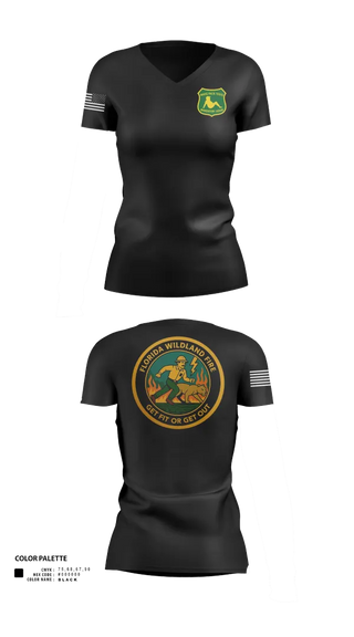 Womens Short Sleeve Vneck Shirt, Florida, , Teamtime, Team time, sublimation, custom sports apparel, team uniforms, spirit wear, spiritwear, sports uniforms, custom shirts, team store, custom team store, fundraiser sports, apparel fundraiser