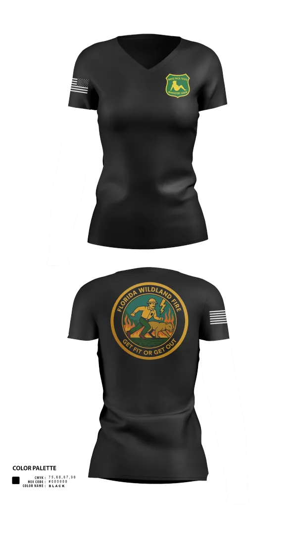 Womens Short Sleeve Vneck Shirt, Florida, , Teamtime, Team time, sublimation, custom sports apparel, team uniforms, spirit wear, spiritwear, sports uniforms, custom shirts, team store, custom team store, fundraiser sports, apparel fundraiser