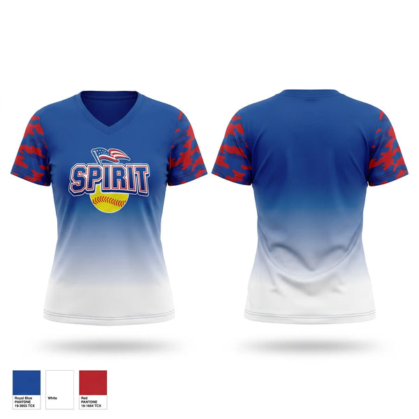 Womens Short Sleeve Vneck Shirt, Spirit, Softball, Teamtime, Team time, sublimation, custom sports apparel, team uniforms, spirit wear, spiritwear, sports uniforms, custom shirts, team store, custom team store, fundraiser sports, apparel fundraiser