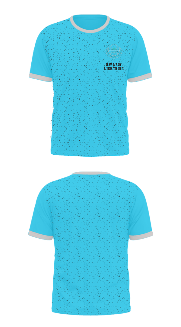 Short Sleeve Performance Shirt, NRV Lady Lightning, Women's Basketball, Teamtime, Team time, sublimation, custom sports apparel, team uniforms, spirit wear, spiritwear, sports uniforms, custom shirts, team store, custom team store, fundraiser sports, apparel fundraiser