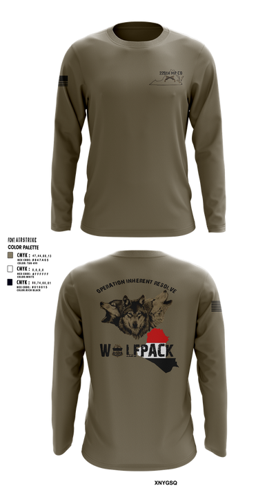 229th mp co Long Sleeve Performance Shirt 101