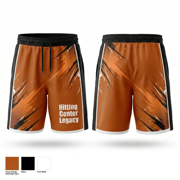 Athletic Shorts With Pockets, Hitting Center Legacy, Softball, Teamtime, Team time, sublimation, custom sports apparel, team uniforms, spirit wear, spiritwear, sports uniforms, custom shirts, team store, custom team store, fundraiser sports, apparel fundraiser