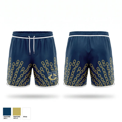 Tattnall County Warriors Athletic Shorts With Pockets - 1