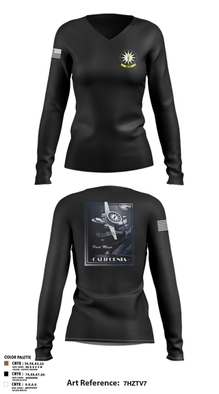 Womens Long Sleeve Vneck Shirt, SUNKINGS, , Teamtime, Team time, sublimation, custom sports apparel, team uniforms, spirit wear, spiritwear, sports uniforms, custom shirts, team store, custom team store, fundraiser sports, apparel fundraiser