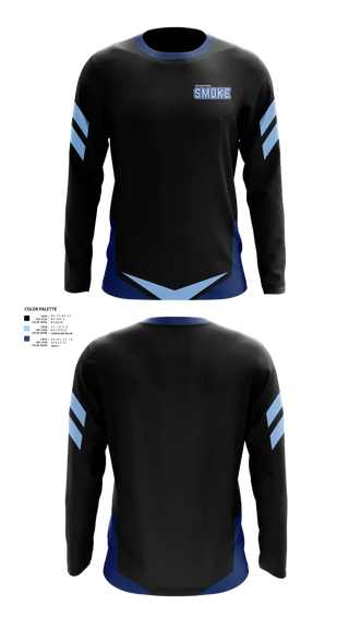 Long Sleeve Performance Shirt, South Spartanburg Smoke, Softball, Teamtime, Team time, sublimation, custom sports apparel, team uniforms, spirit wear, spiritwear, sports uniforms, custom shirts, team store, custom team store, fundraiser sports, apparel fundraiser