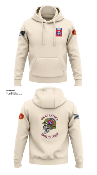 Hoodie, 82d ABN DIV, , Teamtime, Team time, sublimation, custom sports apparel, team uniforms, spirit wear, spiritwear, sports uniforms, custom shirts, team store, custom team store, fundraiser sports, apparel fundraiser