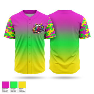 Full Button Baseball Jersey, OutKasts, Baseball, Teamtime, Team time, sublimation, custom sports apparel, team uniforms, spirit wear, spiritwear, sports uniforms, custom shirts, team store, custom team store, fundraiser sports, apparel fundraiser