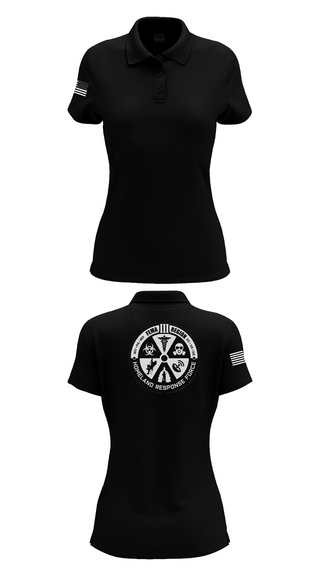 Womens Short Sleeve Performance Polo, Region 3 Homeland Response Force, , Teamtime, Team time, sublimation, custom sports apparel, team uniforms, spirit wear, spiritwear, sports uniforms, custom shirts, team store, custom team store, fundraiser sports, apparel fundraiser