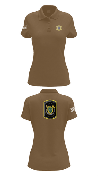 Womens Short Sleeve Performance Polo, C.C.S.O. CERT, , Teamtime, Team time, sublimation, custom sports apparel, team uniforms, spirit wear, spiritwear, sports uniforms, custom shirts, team store, custom team store, fundraiser sports, apparel fundraiser