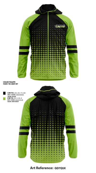Raptors Youth Sports 84670064 Windbreaker - 2