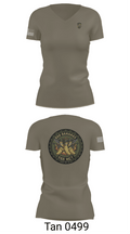 566 MCT 43007960 Women's Short Sleeve V-neck Shirt - 6
