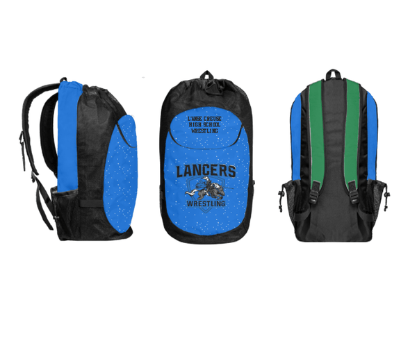 Gear Bag, L'Anse Creuse High School Wrestling, Wrestling, Teamtime, Team time, sublimation, custom sports apparel, team uniforms, spirit wear, spiritwear, sports uniforms, custom shirts, team store, custom team store, fundraiser sports, apparel fundraiser