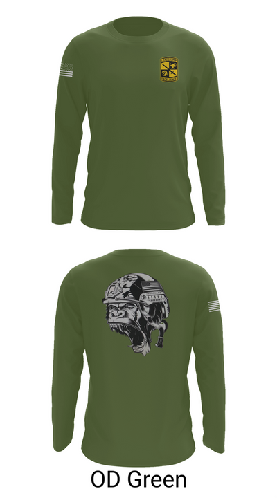 Gorilla battalion 60228867 Long Sleeve Performance Shirt 46