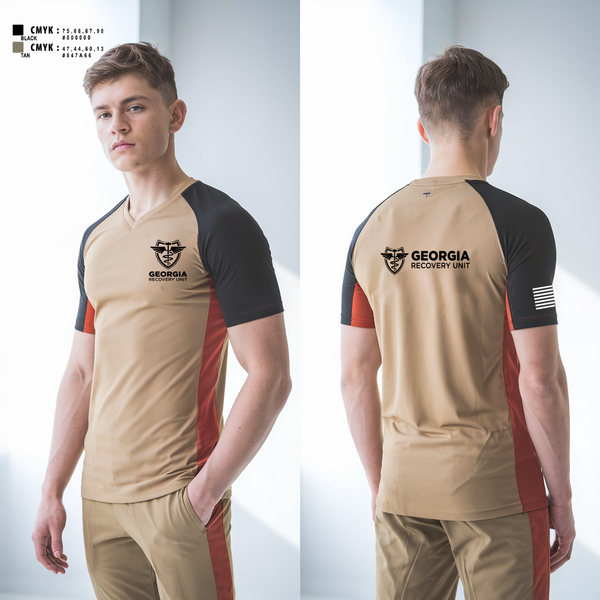 Short Sleeve Performance Shirt, Georgia Recovery Unit, , Teamtime, Team time, sublimation, custom sports apparel, team uniforms, spirit wear, spiritwear, sports uniforms, custom shirts, team store, custom team store, fundraiser sports, apparel fundraiser