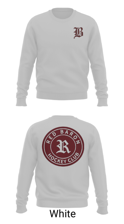 Red Baron Hockey Club 64840347 Crew Neck Sweatshirt - 2