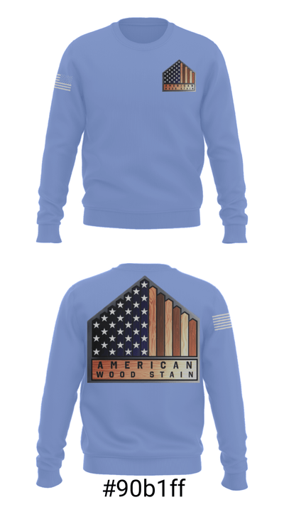 American Wood Stain 64008333 Crew Neck Sweatshirt - 16