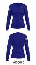 Hopewell High School Wrestling 40250914 Women's Long Sleeve V-neck Shirt - 20
