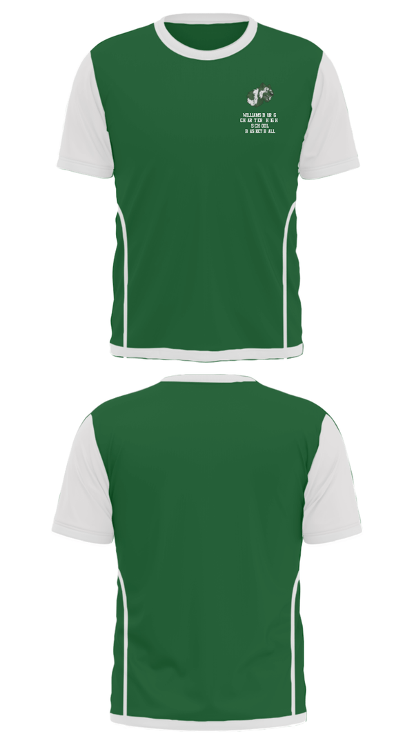 Short Sleeve Performance Shirt, Williamsburg Charter High School Basketball, Women's Basketball, Teamtime, Team time, sublimation, custom sports apparel, team uniforms, spirit wear, spiritwear, sports uniforms, custom shirts, team store, custom team store, fundraiser sports, apparel fundraiser