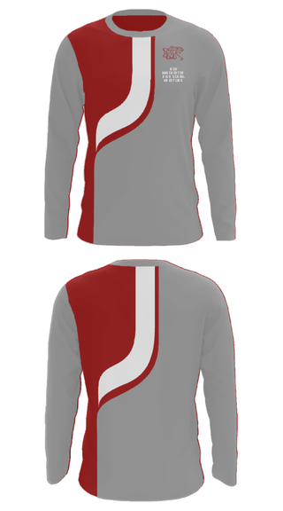 Long Sleeve Performance Shirt, New Manchester High School Wrestling, Wrestling, Teamtime, Team time, sublimation, custom sports apparel, team uniforms, spirit wear, spiritwear, sports uniforms, custom shirts, team store, custom team store, fundraiser sports, apparel fundraiser