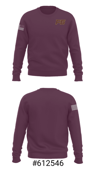 Crew Neck Sweatshirt, Fort Gratiot Middle School Wrestling, Wrestling, Teamtime, Team time, sublimation, custom sports apparel, team uniforms, spirit wear, spiritwear, sports uniforms, custom shirts, team store, custom team store, fundraiser sports, apparel fundraiser