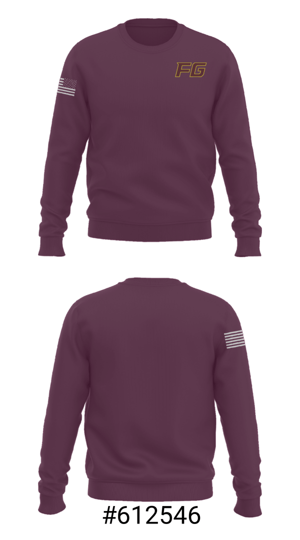 Crew Neck Sweatshirt, Fort Gratiot Middle School Wrestling, Wrestling, Teamtime, Team time, sublimation, custom sports apparel, team uniforms, spirit wear, spiritwear, sports uniforms, custom shirts, team store, custom team store, fundraiser sports, apparel fundraiser