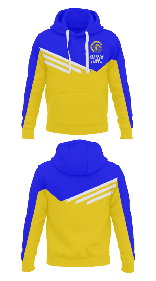 Hoodie, Warrensville Heights High School Basketball, Women's Basketball, Teamtime, Team time, sublimation, custom sports apparel, team uniforms, spirit wear, spiritwear, sports uniforms, custom shirts, team store, custom team store, fundraiser sports, apparel fundraiser
